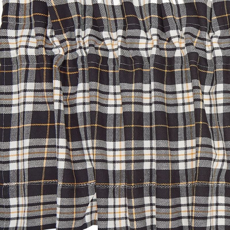 Parker Plaid Window Curtain Valance Set of 2 - 15.5 x 72