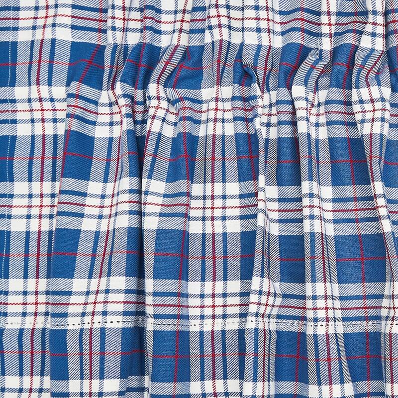 Parker Plaid Window Curtain Valance Set of 2 - 15.5 x 72