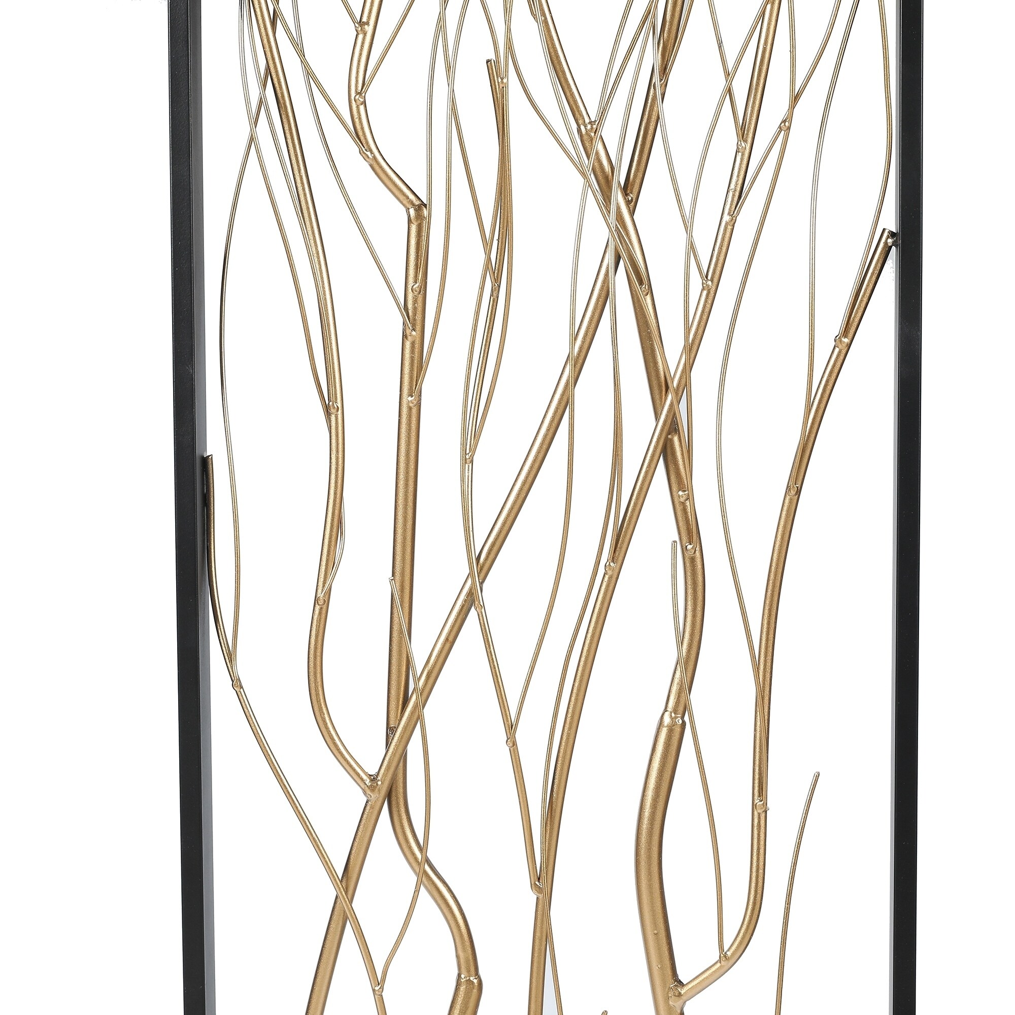 2 Piece Metal Gold Branch Wall Decor Overstock 30932147