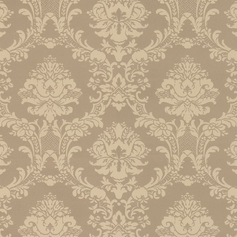 Document Damask Oakland Park 32.7 Ft. x 20.5 In. Document Damask Wallpaper