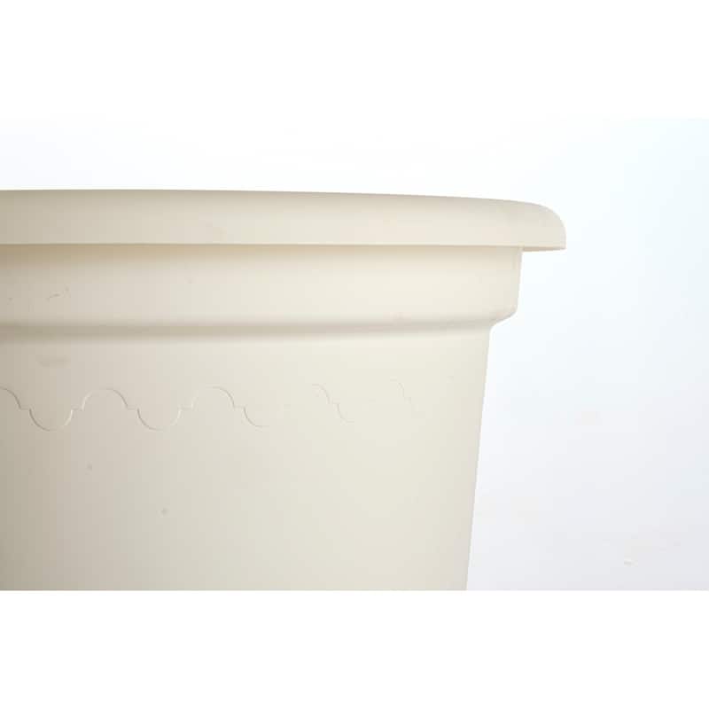 19.5" Round Geo Planter with drainhole - 19.5" x 19.5" x 14.75"
