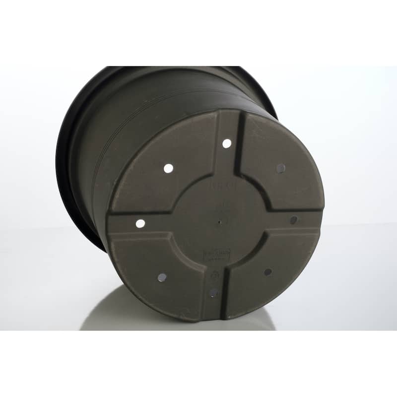 19.5" Round Geo Planter with drainhole - 19.5" x 19.5" x 14.75"