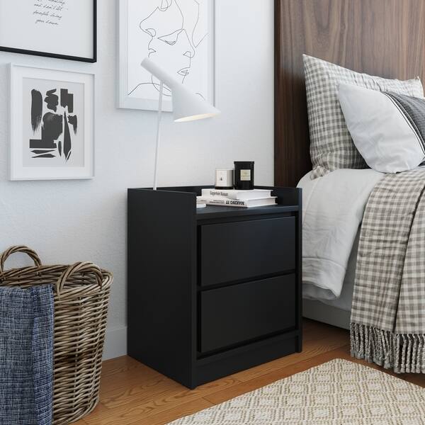 Shop Sleep Sync Arbor Mid Century Modern Low Profile Nightstand Overstock 30932382