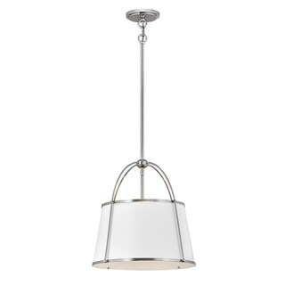 Clarke 1-Light Medium Polished Nickel Pendant