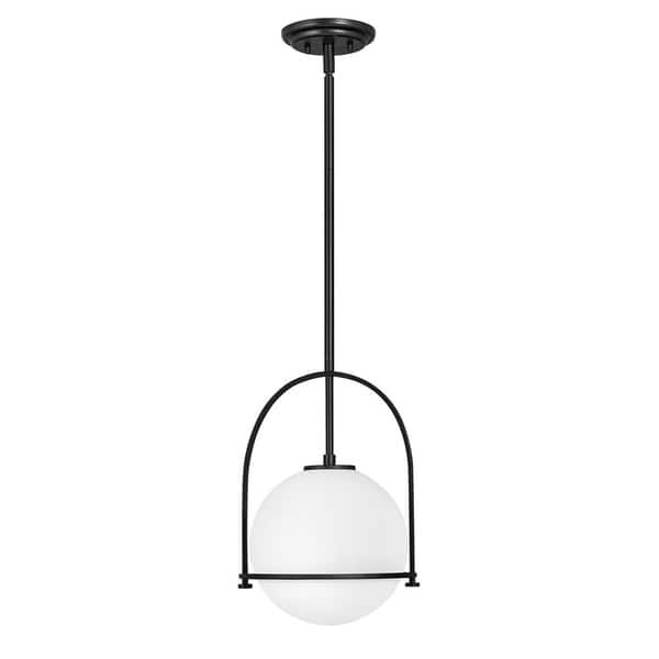 slide 1 of 1, Somerset 1-Light Medium Black Pendant