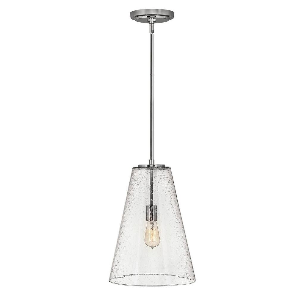Vance 1-Light Medium Polished Nickel Pendant