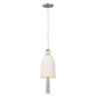 Mara 1-Light Small Antique Nickle Pendant