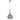 Ziggy 1-Light Medium Matte Grey Pendant