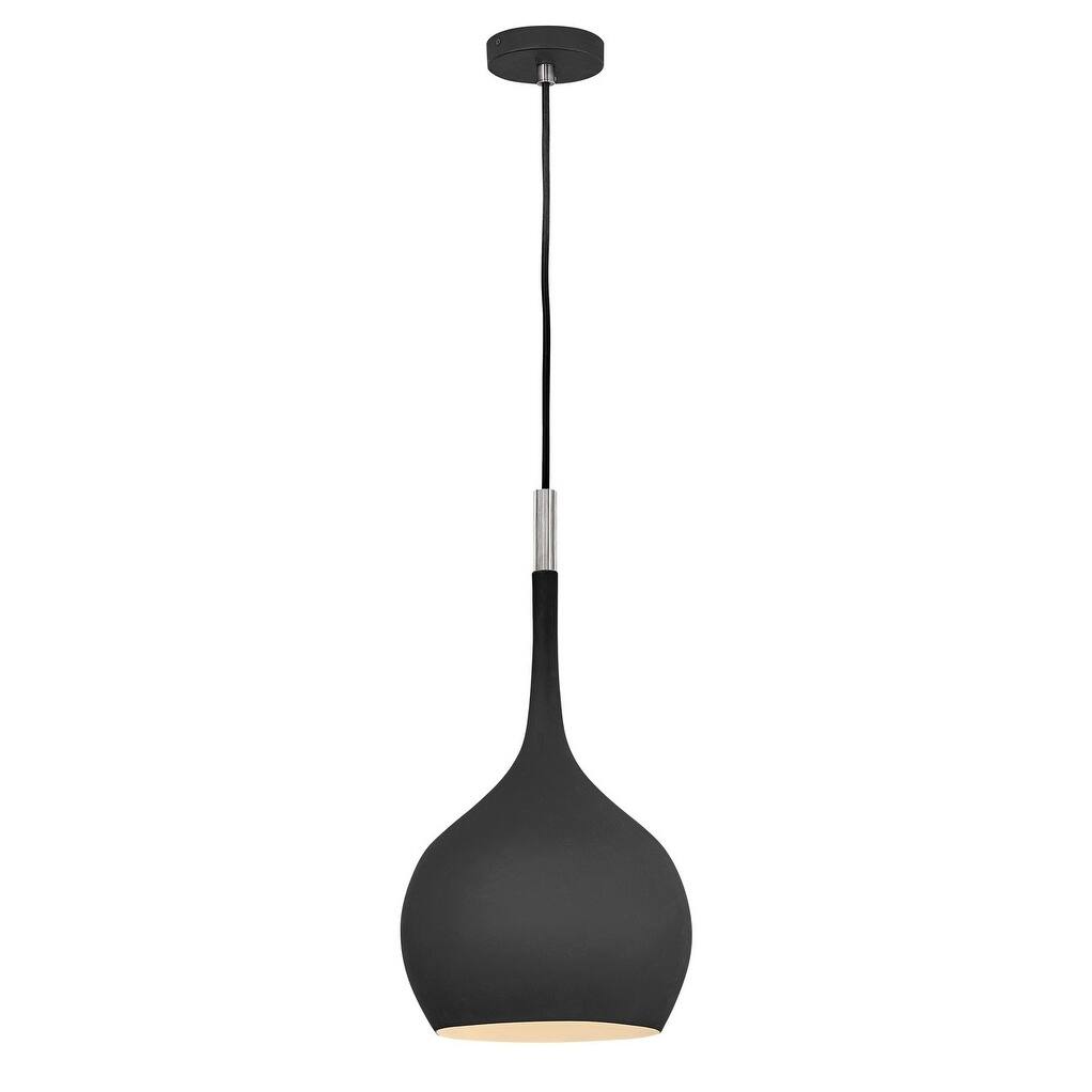 Ziggy 1-Light Medium Black Pendant