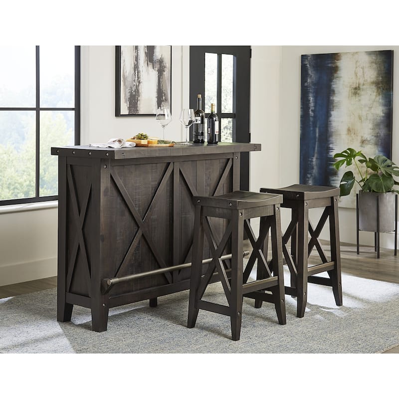 Yosemite Solid Wood Bar Stool
