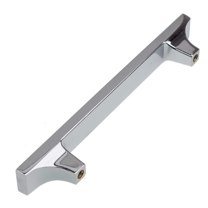 GlideRite 5-Pack 3-3/4 in. Center Small K9 Crystal Cabinet Pulls - Polished Chrome