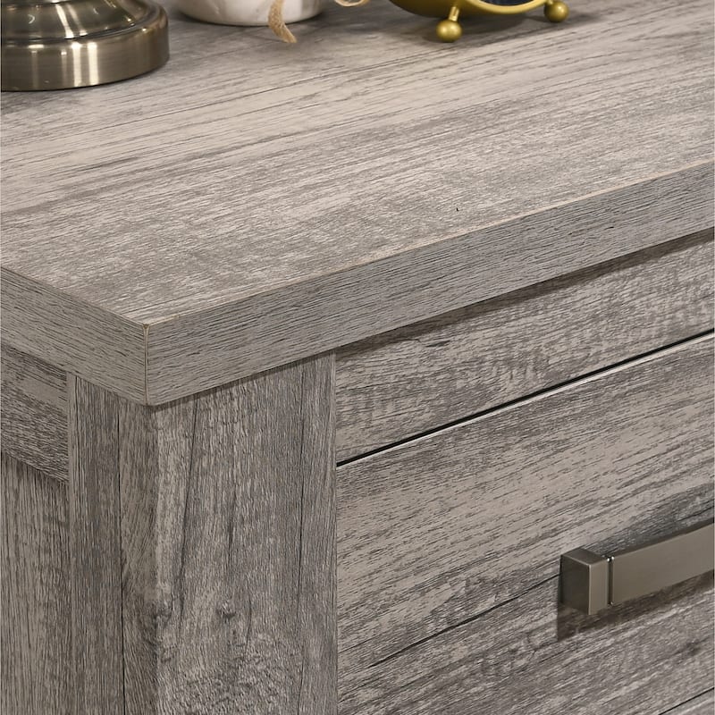 The Gray Barn Rousham Garden Weathered Grey Wood 6-piece Bedroom Set