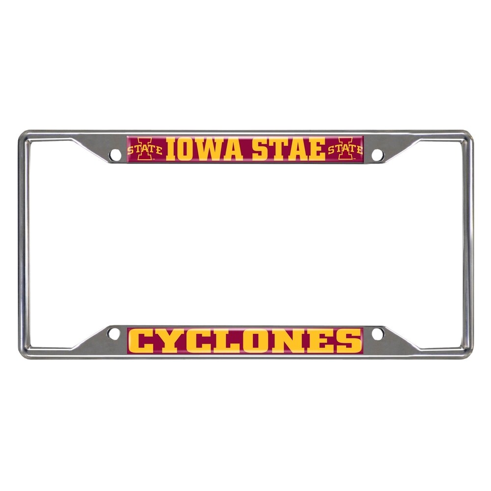 FANMATS Iowa State University License Plate Frame