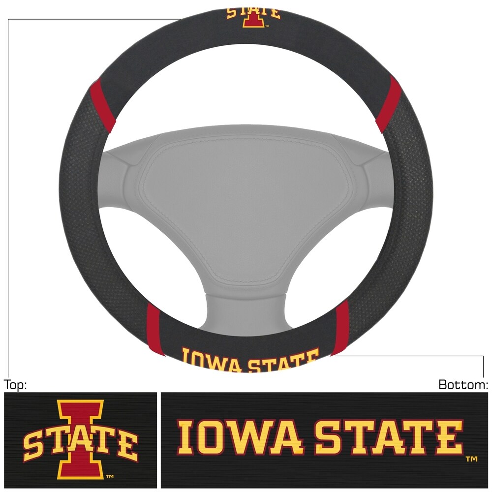 FANMATS Iowa State University Steering Wheel Cover