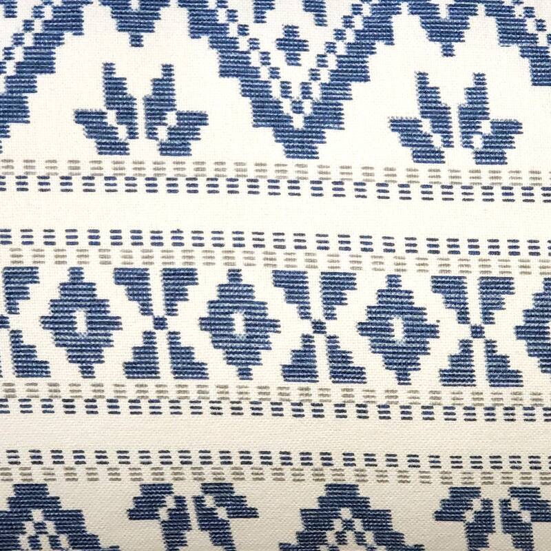 Malmo Diamond 12x19 Throw Pillow with Polyfill Insert, Blue