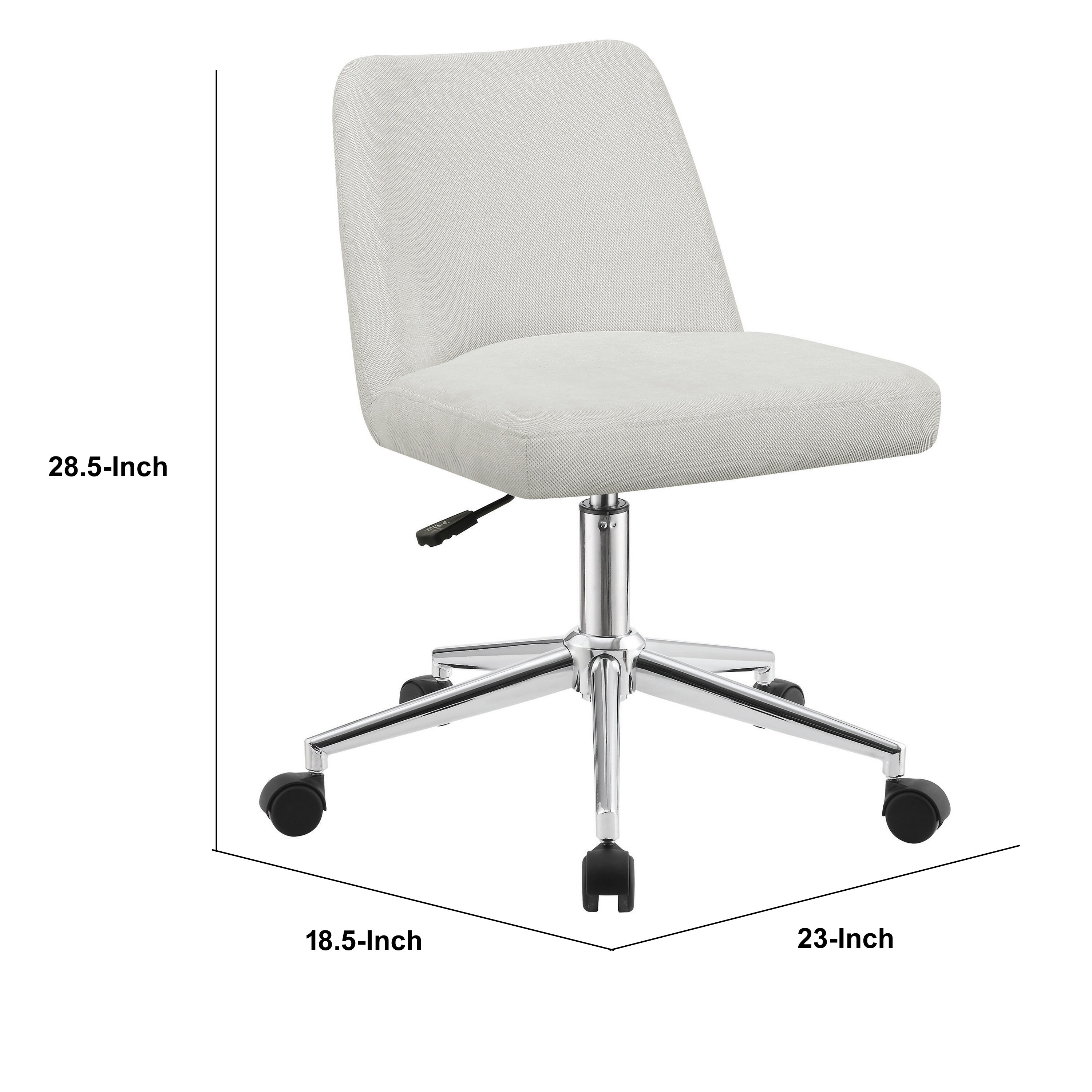 Upholstered Office Chair On Casters Propercase