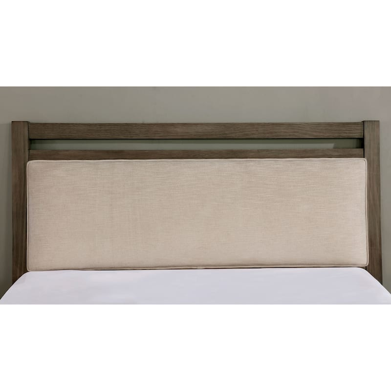 Furniture of America Ninn Rustic Grey Solid Wood Platform Bed