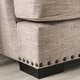 preview thumbnail 7 of 7, Furniture of America Hyna Traditional Taupe Solid Wood Padded Loveseat