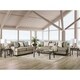 preview thumbnail 2 of 7, Furniture of America Hyna Traditional Taupe Solid Wood Padded Loveseat
