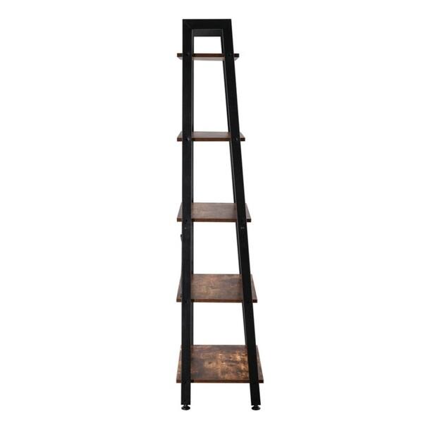 Shop 5 Tiers Industrial Ladder Shelf Vintage Bookshelf Storage Rack Shelf On Sale Overstock 30939511