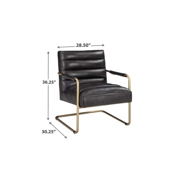 Featured image of post Faux Leather And Metal Accent Chair : Modern arm chair living room high quality faux leather &amp; steel sofa accent chair.