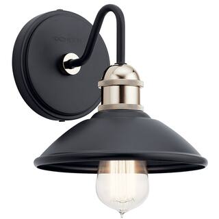 Kichler Lighting Clyde 1-Light Wall Sconce Black