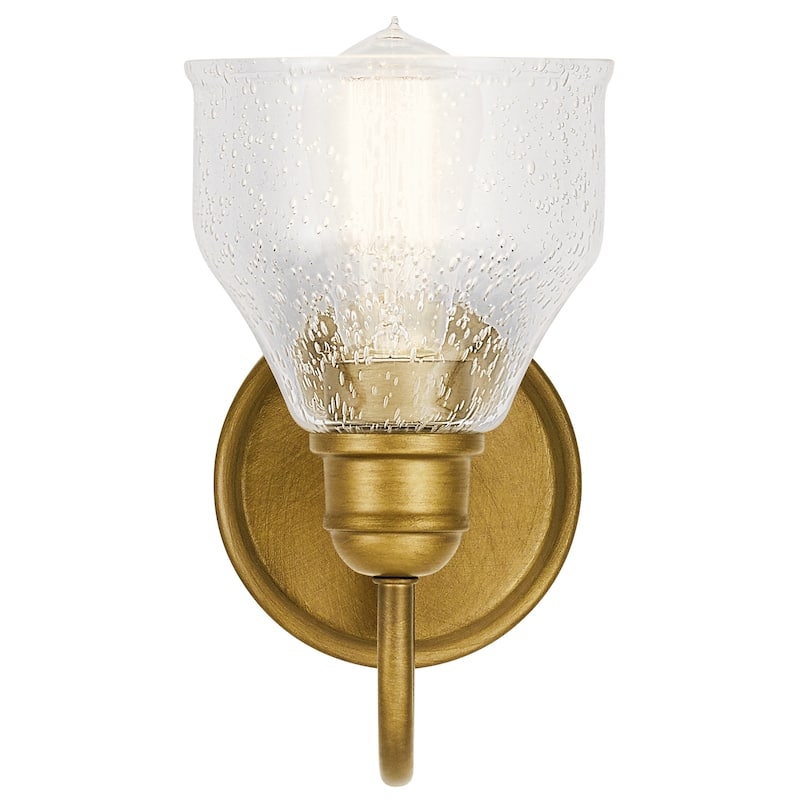 Kichler Lighting Avery 1-Light Wall Sconce Natural Brass
