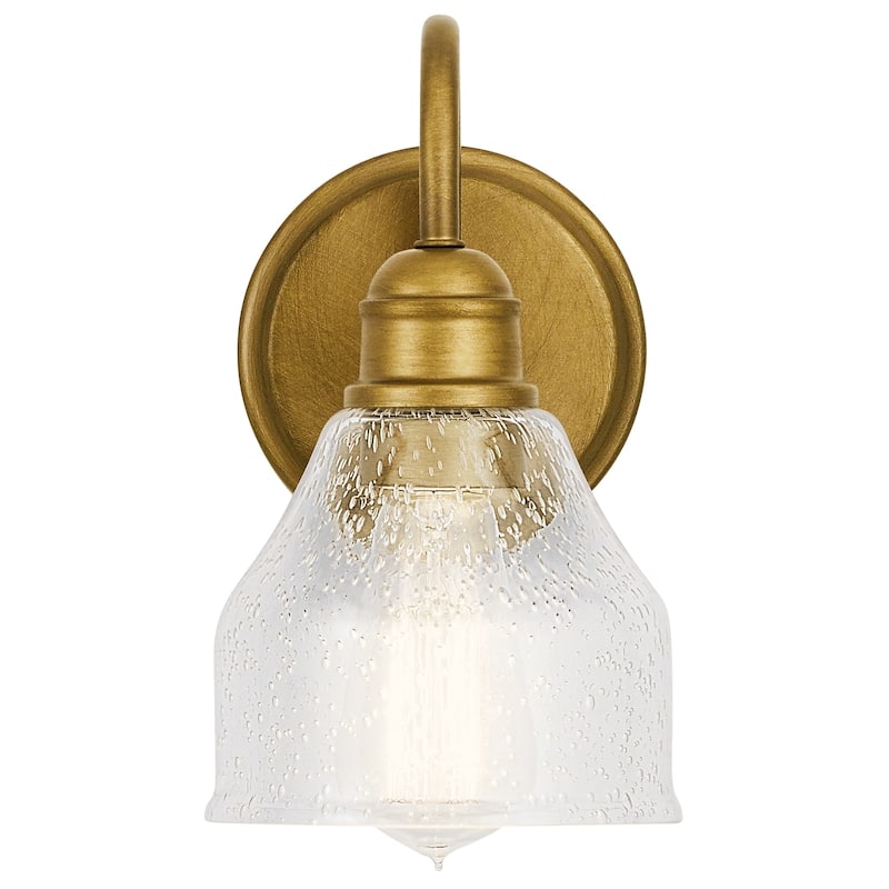 Kichler Lighting Avery 1-Light Wall Sconce Natural Brass