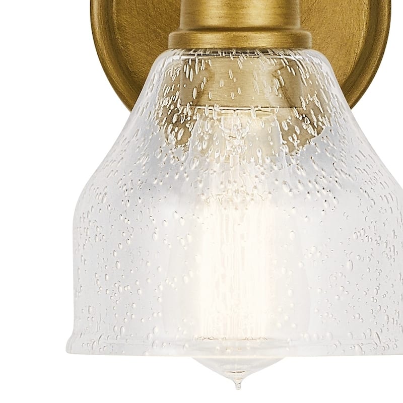Kichler Lighting Avery 1-Light Wall Sconce Natural Brass