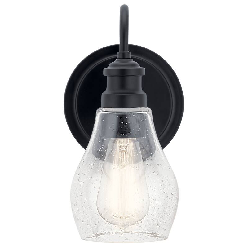 Kichler Lighting Greenbrier 1-Light Wall Sconce Black