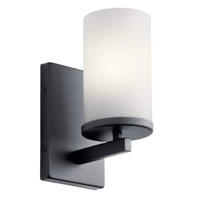 Kichler Lighting Crosby 1-Light Wall Sconce Black