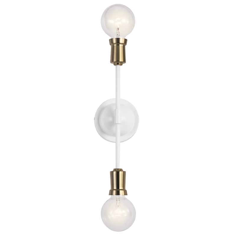 Kichler Lighting Armstrong 2-Light Wall Sconce White