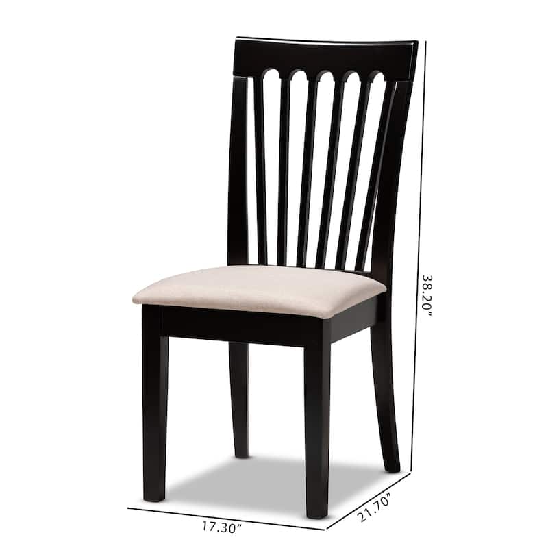 Copper Grove Fergana 2-piece Modern Dining Chair Set