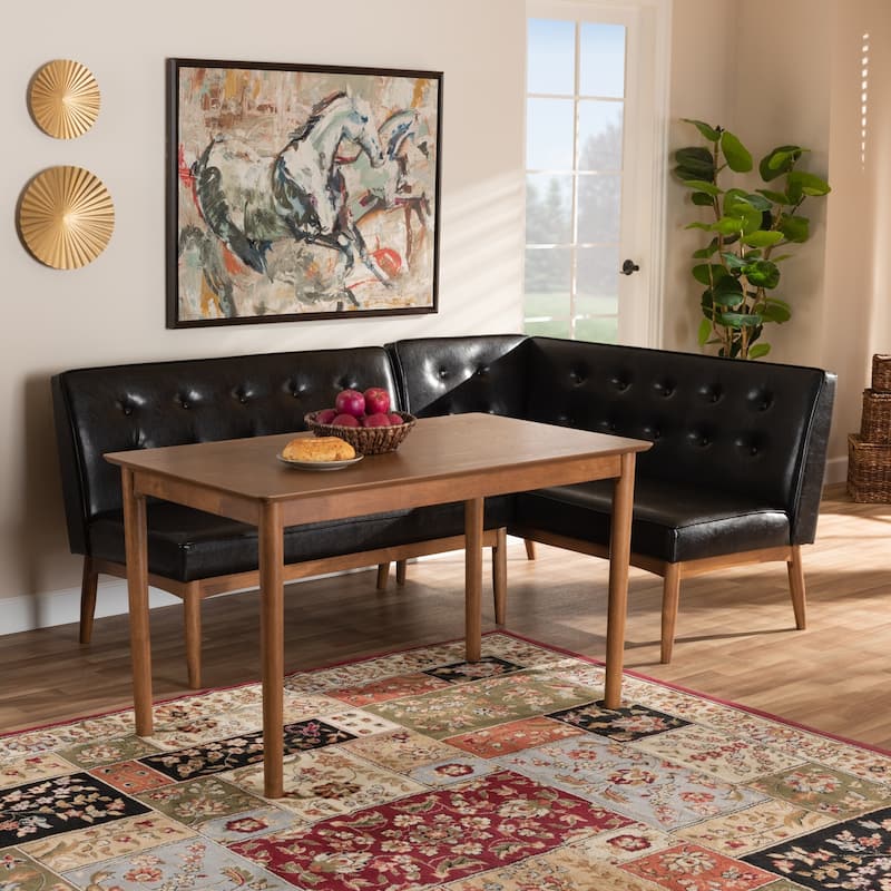 Carson Carrington Isaksbo 3-piece Dining Nook Set
