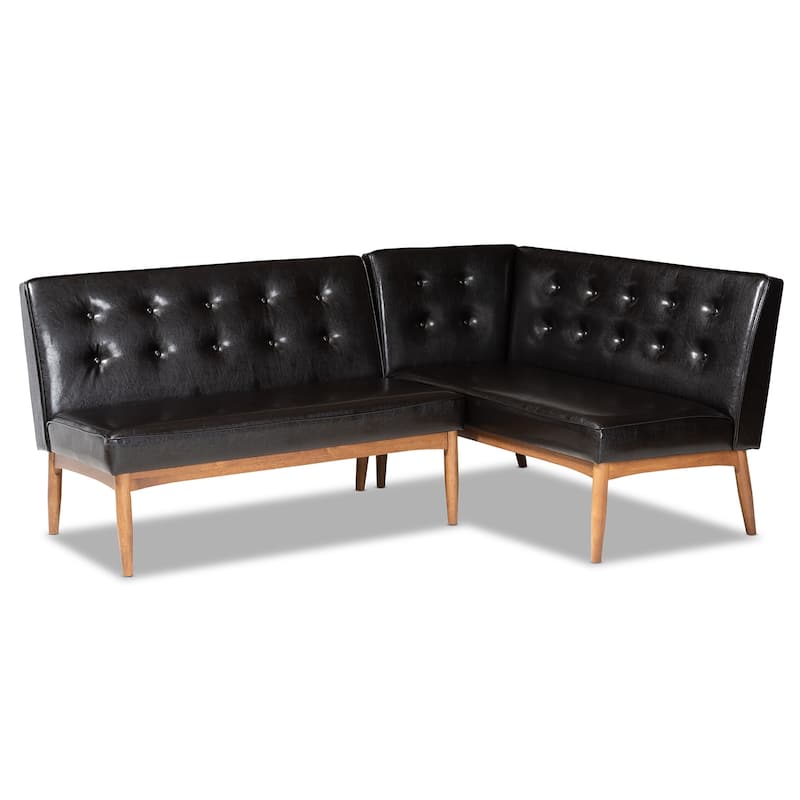 Carson Carrington Isaksbo Mid-century Modern 4-piece Dining Nook Set