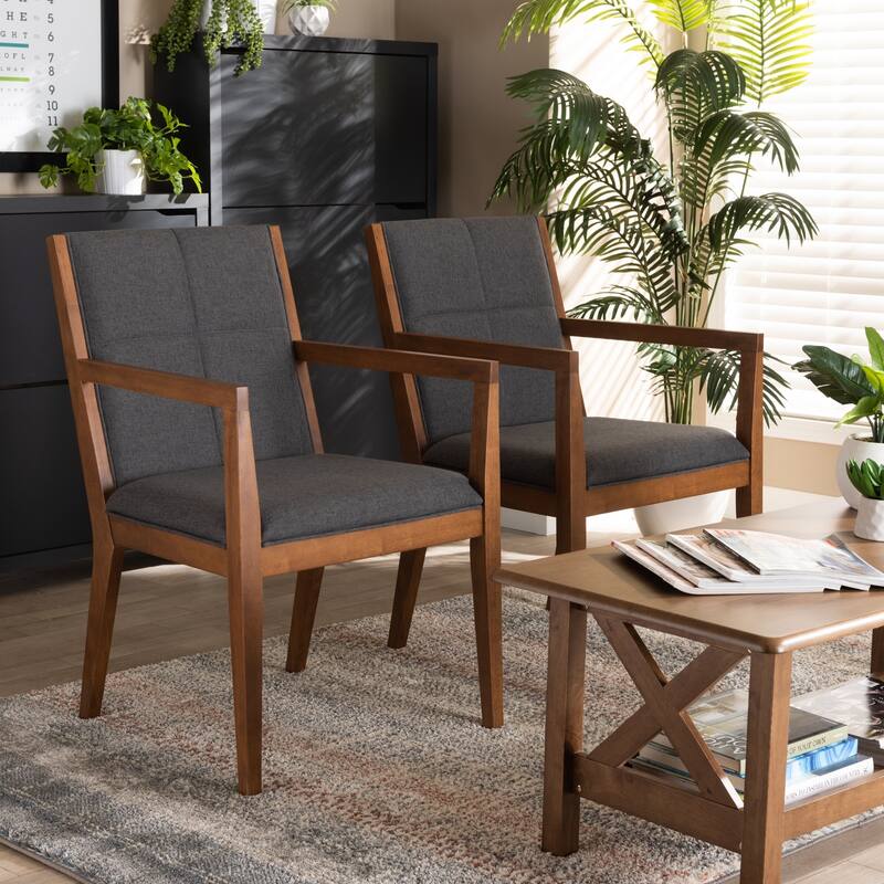 Carson Carrington Mid-century Living Room Accent Chair (Set of 2)