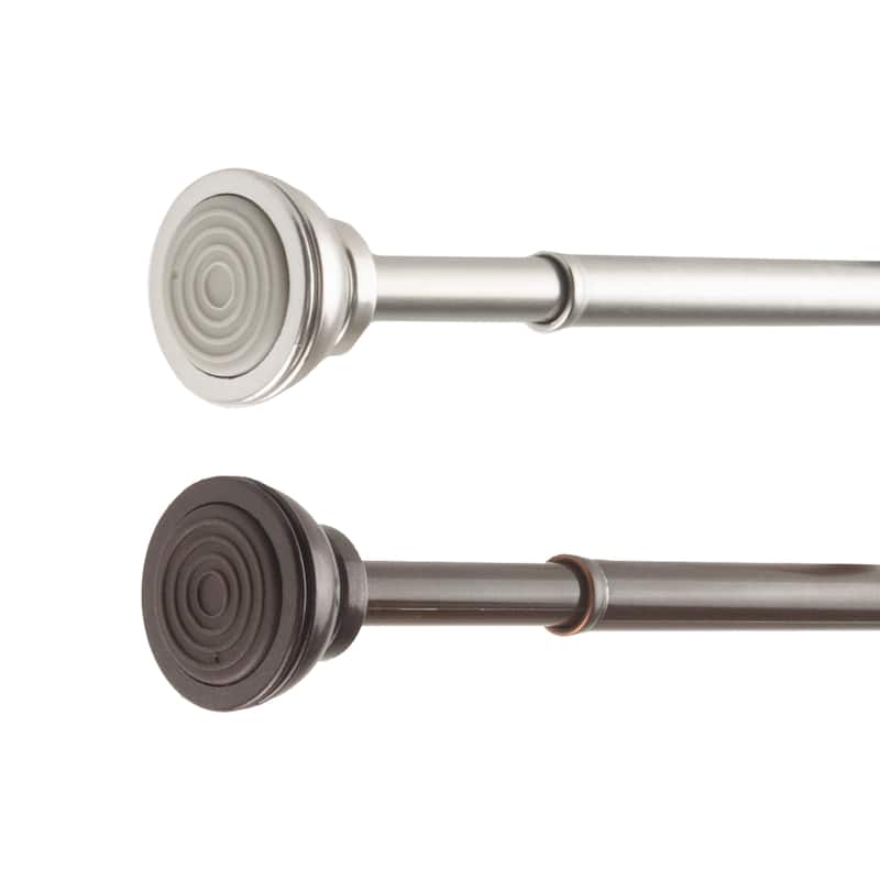 InStyleDesign Decorative 7/16" Spring Tension Rod 24-36 inch
