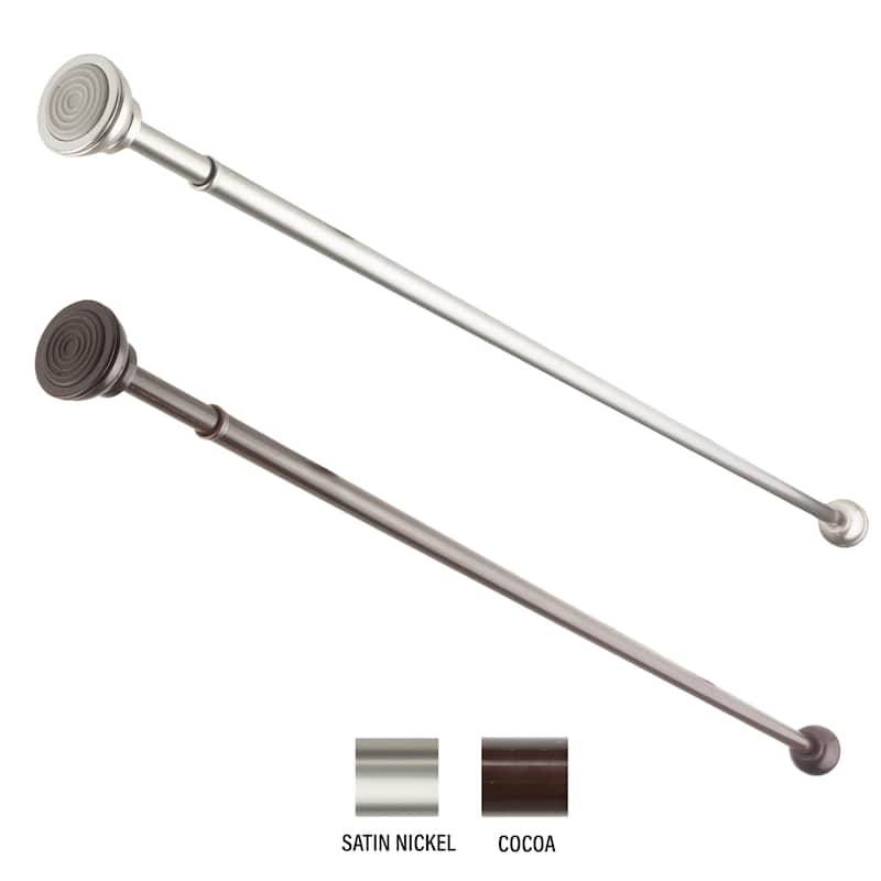 InStyleDesign Decorative 7/16" Spring Tension Rod 24-36 inch