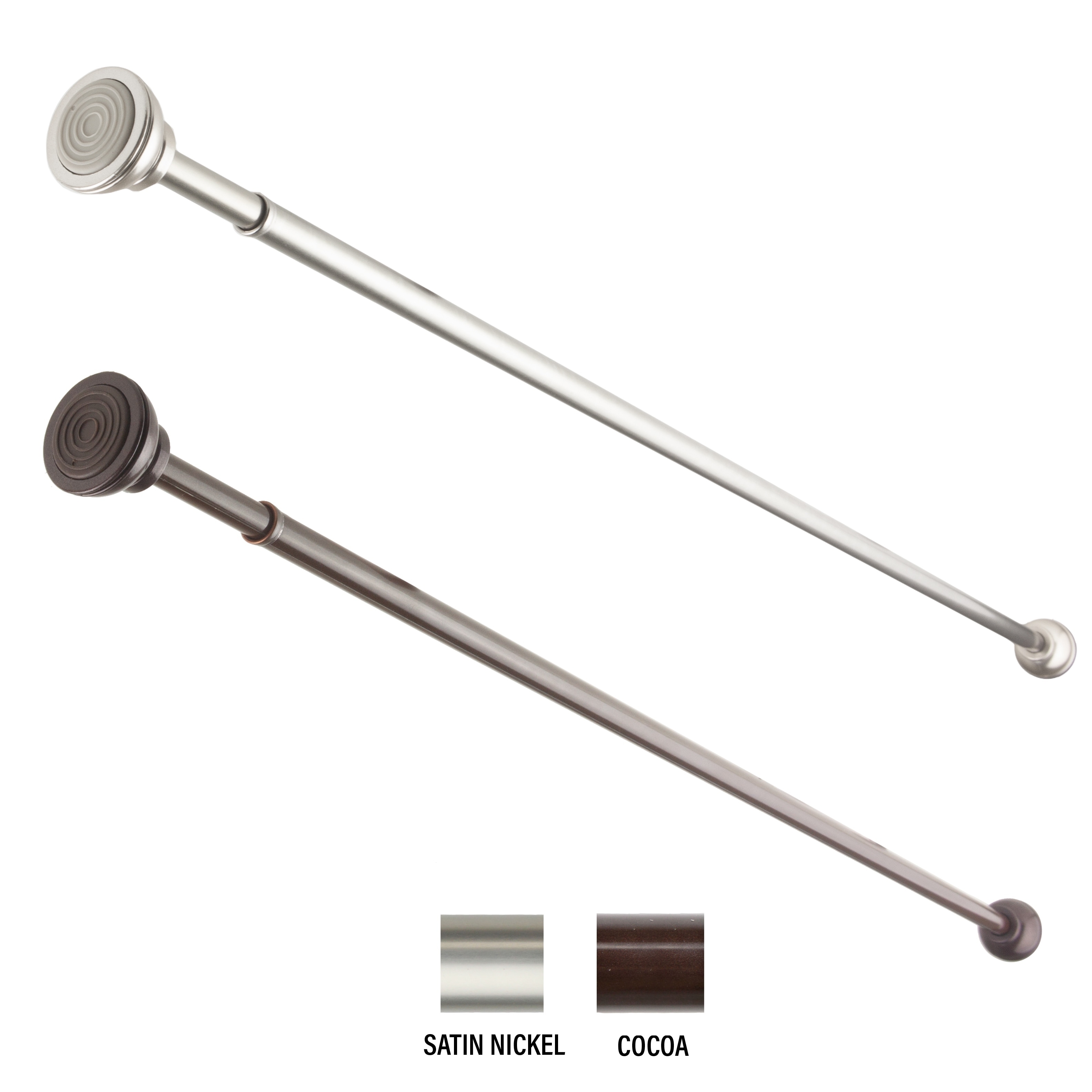 InStyleDesign Decorative 7/16" Spring Tension Rod 24-36 inch