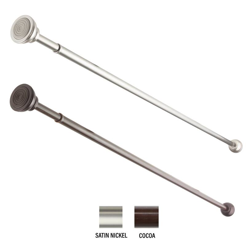 InStyleDesign Decorative 7/16" Spring Tension Rod 24-36 inch