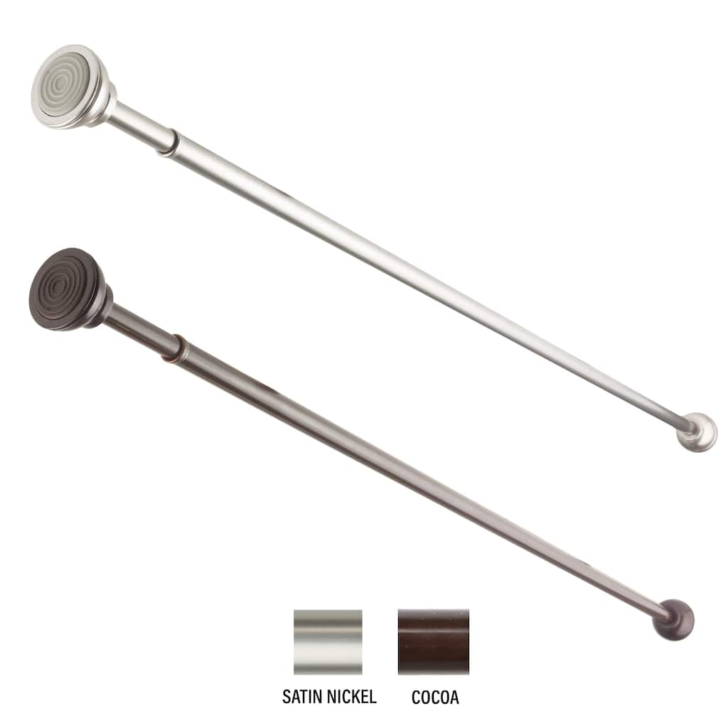 InStyleDesign Decorative 7/16" Spring Tension Rod 24-36 inch