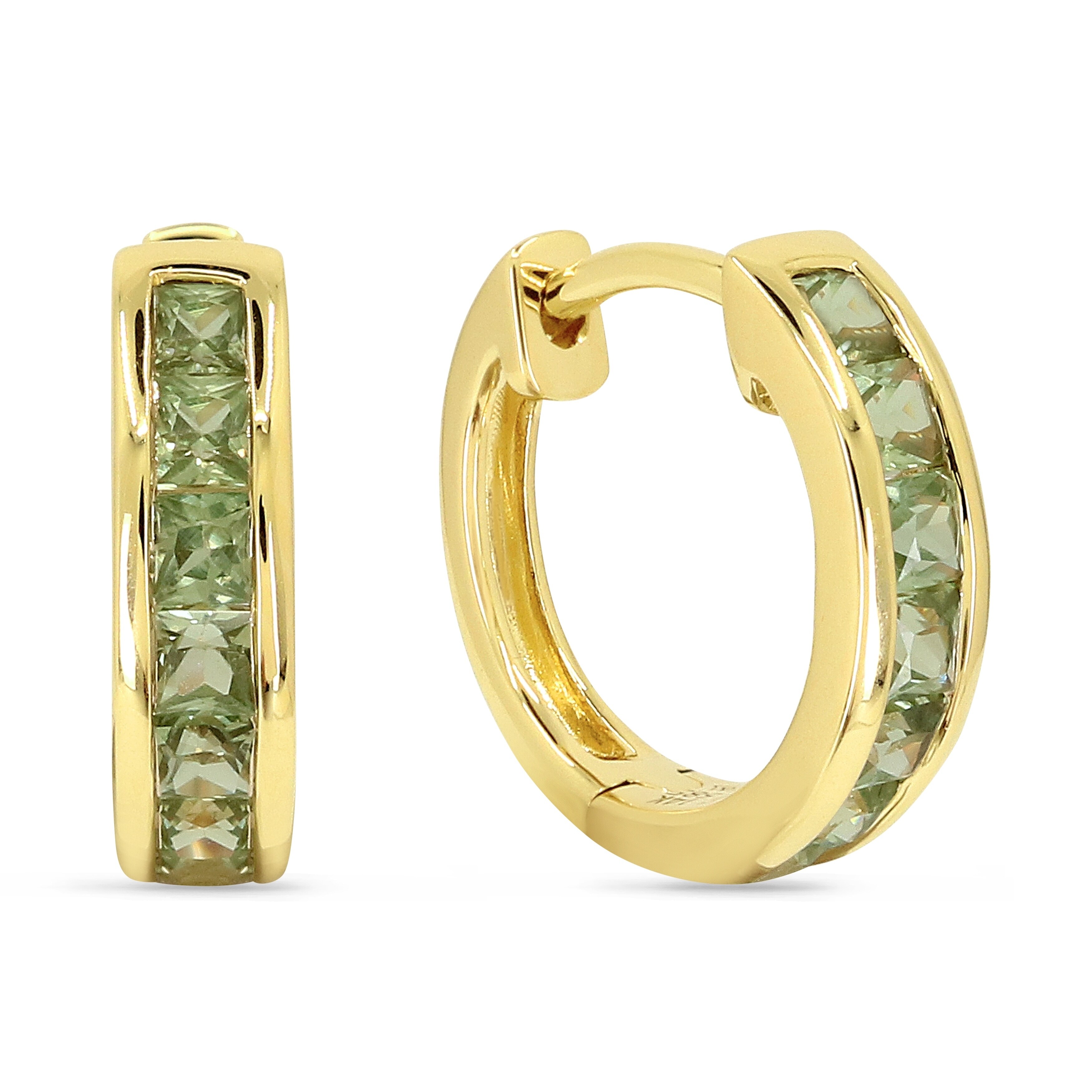 princess hoop earrings