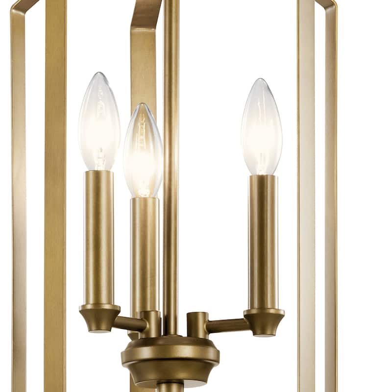 Kichler Lighting Morrigan 3-Light Indoor Pendant Natural Brass