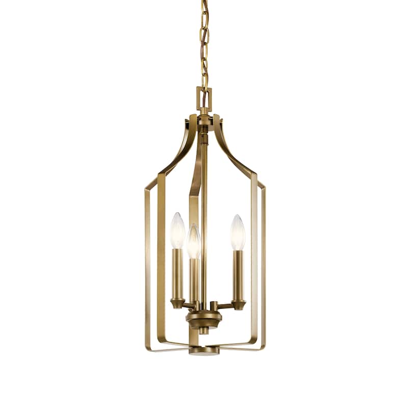 Kichler Lighting Morrigan 3-Light Indoor Pendant Natural Brass