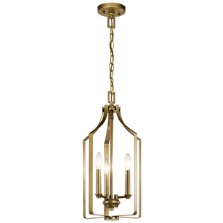 Kichler Lighting Morrigan 3-Light Indoor Pendant Natural Brass