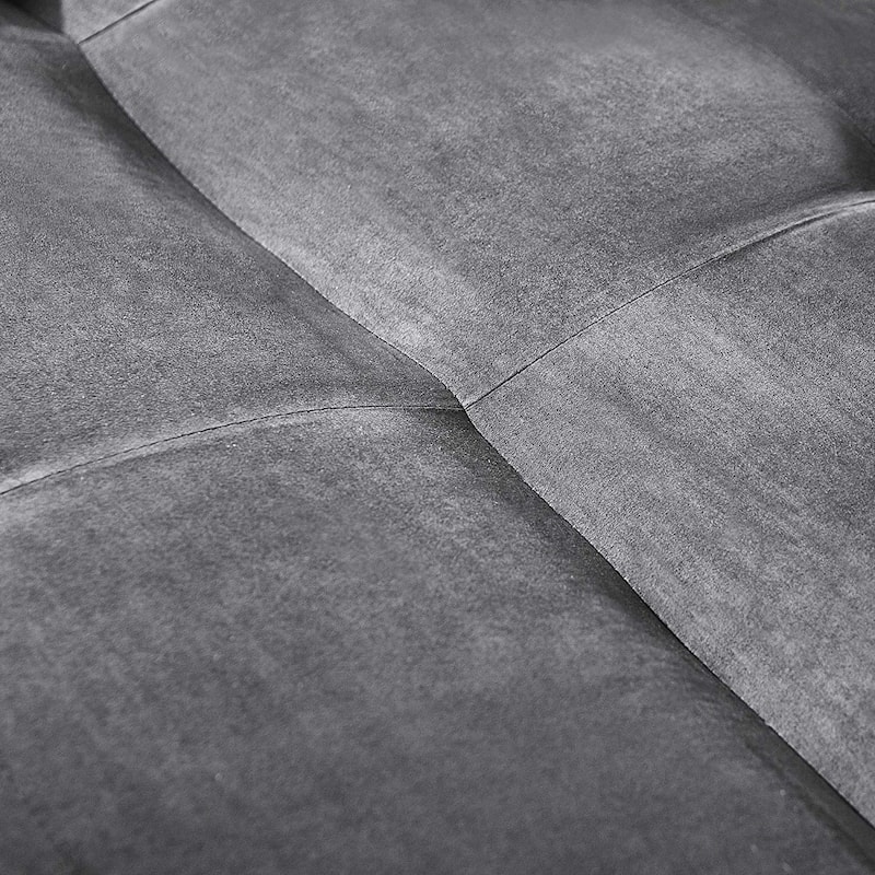 College Mini-Futon - Steel Gray by DormCo
