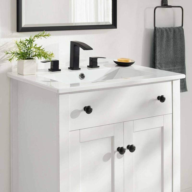 Modway Nantucket 24-inch Bathroom Vanity with Ceramic Top