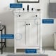preview thumbnail 21 of 19, Modway Nantucket 24-inch Bathroom Vanity with Ceramic Top