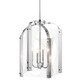 preview thumbnail 2 of 2, Kichler Lighting Pytel 4-Light Large Foyer Pendant Chrome