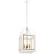 preview thumbnail 1 of 2, Kichler Lighting Vath 4-Light Large Foyer Pendant White